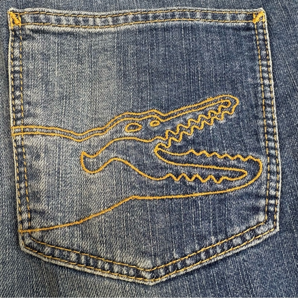 Lacoste Women's Denim Straight Leg Jeans - Picture 7 of 16